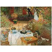 PGM Kunstdruk Claude Monet - Le dèjeuner 70x50cm
