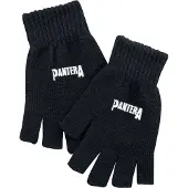 Ginza.se Vingerloze handschoenen - Logo - zwart - Maat Standard
