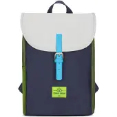 Johnny Urban Rugzak 'Liam' donkerblauw / groen / wit