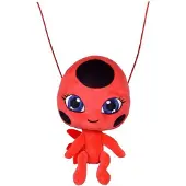 Bandai Tikki Fluffy Plush Toy - Rood