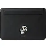 Karl Lagerfeld Mouw KLCS14SAKCPMK 14" czarny/zwart Saffiano Karl&Choupette (14"), Laptoptas, Zwart
