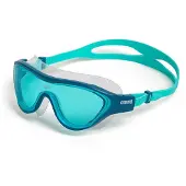 Arena Bril 'THE ONE MASK' aqua / cyaan blauw / wit