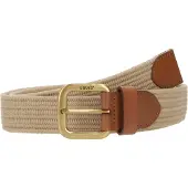 Levi's Stretch Woven Belt Khaki Size: 95 | Belts Outlet | Heren | Beige