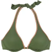 Bruno Banani Bikinitop bruin / groen