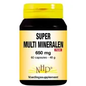 Nhp Super multi mineralen 650mg (60 capsules)