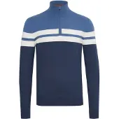 Blend Trui 'Naresh' blauw / wit