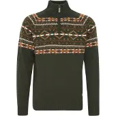 Blend Trui 'Nilo' groen / gemengde kleuren