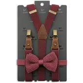 Sir Redman SR20085 ( SRCOMBI20085B ) bretels combi pack Mr. Buck Burgundy