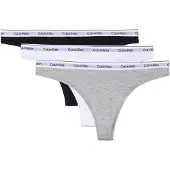 Calvin Klein Underwear String grijs / zwart / wit