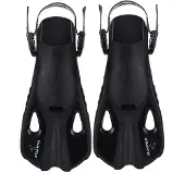 Atlantis Snapper Flippers Black S/M (37-41)