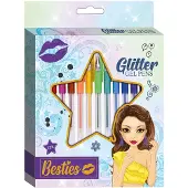 GrafiX Green glittergelpennen, 12st.