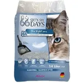 Merkloos 66 days cotton light kattenbakvulling