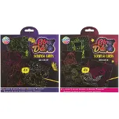 PADU Kras kaartjes glow in the dark Hobbypakket