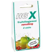 Hg HGX Fruitvliegjesval Navulling - 2 stuks