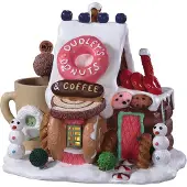 Lemax Dudley's donut shop b/o 4.5v kerstfiguur