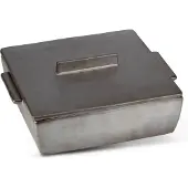 Dutchdeluxes Ovenschaal Rectangular Small Ceramic Platinum Matt
