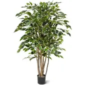 Maxifleur Kunstplanten Ficus Exotica deluxe kunstplant 125cm - bont