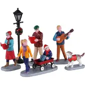 Lemax Merry songs set of 6 kerstfiguur