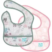 BUMKINS - Starter Bib | Baby Slab (2 stuks) - Floral & Lace (3-9 maanden)