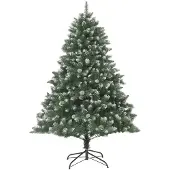 vidaXL Kunstkerstboom met standaard 240 cm PVC