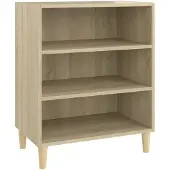 vidaXL Dressoir 57x35x70 cm bewerkt hout sonoma eikenkleurig