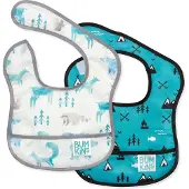 BUMKINS - Starter Bib | Baby Slab (2 stuks) - Outdoors & Wildlife (3-9 maanden)