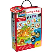 Dante MONTESSORI BABY BOX THE FARM - Układanka farma