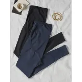 Envie de Fraise Set van 2 Seamless zwangerschapsleggings ENVIE DE FRAISE zwart
