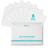 Loklik Heat Transfer Paper Sheet - Light - Lichte kleur - 8 Pack