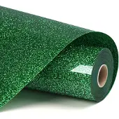 Loklik Heat Transfer Vinyl Glitter - Green - 30.5 x 90 cm
