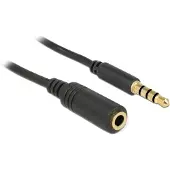 DeLOCK Jack verlengkabel - Jack 3,5 mm male naar Jack 3,5 mm female - Stereo