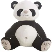 Big Buy Cooking Panda Silver 35 Cm Knuffelbeer