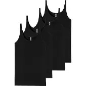 Schiesser Top ' 95/5 Organic Cotton ' zwart