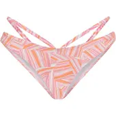 LASCANA Bikinibroek 'Lisa' oranje / rosa / wit