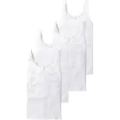 Schiesser Top ' Cotton Essentials ' wit