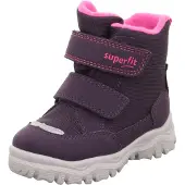Superfit Laarzen 'Husky1' grijs / braam / pink
