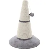 Flamingo Krabkegel Elmo Wit/Grijs - 33 x 33 x 45 cm - Stijlvol en Duurzaam voor veel krabplezier