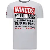 Local Fanatic T-shirt met print narcos
