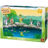 King kinderpuzzel Singing Animals 24 stuks