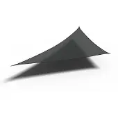 Platinum sun & shade Sun & Shade - Coolfit - Schaduwdoek – Driehoek - 710x500x500cm – Zwart – 5 jaar garantie - 95% UV protectie – Sterk geweven 285 g/m² - Hoge kleurechtheid