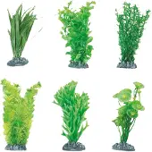 Flamingo Aquarium plant plastic fiji decoratie - M