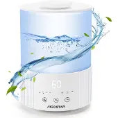 Aigostar Misty 22hiy - Luchtbevochtiger Met Aromatherapie - Geschikt Voor Babykamer & Slaapkamer - Timer