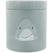 Trixie Thermos container - Mr. Shark - Thermo lunchpot voor kinderen - 500 ML - RVS Lunchbox - Blauw