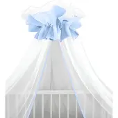 Zavelo Babybam Hemeltje Tule Wit-Blauw