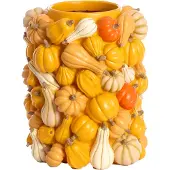 Light & Living Vaas deco Ø27,5x33 cm PUMPKIN geel