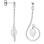 Orphelia Dames 925 Echt Zilveren Dangles - Zilver ZO-5626