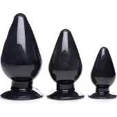 Master Series Triple Cones Anaalplug Set Van 3