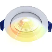 EcoDim Led inbouwspot | Rond | 2700-4000K | Wit | Ø 68mm | IP65 | Dimbaar | 5W