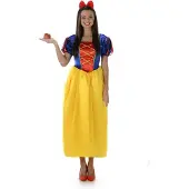 Vegaoo Lange sprookjesprinses kostuum voor vrouwen - Verkleedkleding - Large