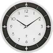 AMS Zendergestuurde wandklok F5854
